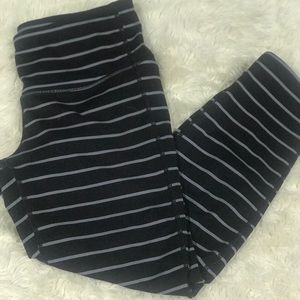 Athleta striped crops